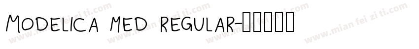 Modelica med regular字体转换